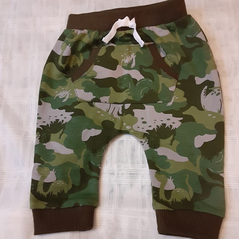 Baby Cat & Jack Dinosaur/Camo Pants